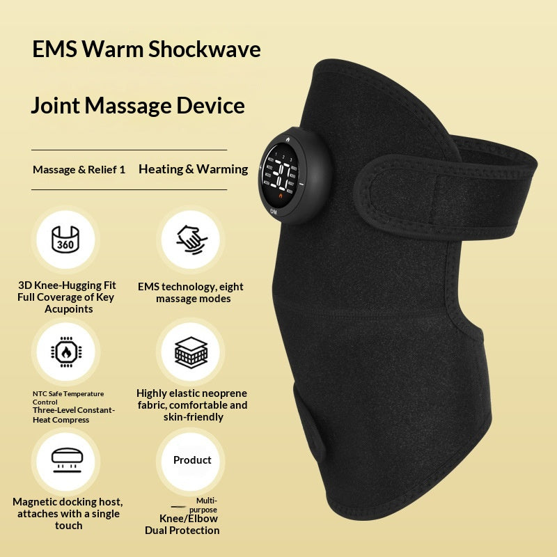 Massager du genou avec le chauffage Brace du genou pour le chaud articulaire masseur pulsé pour le froid chronique