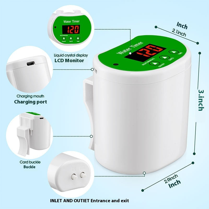 Équipement d'eau Potté Intelligent Jardinage Plante verte Arrosage automatique