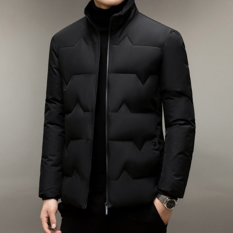 Veste rembourrée en coton pour homme d'âge moyen