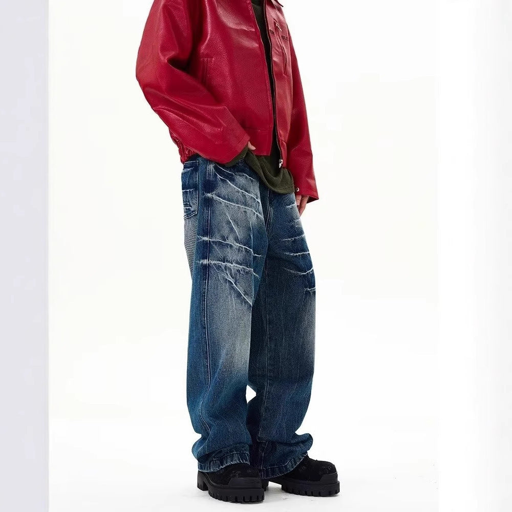 Hommes en forme d'Edgy-chic Jeans droites