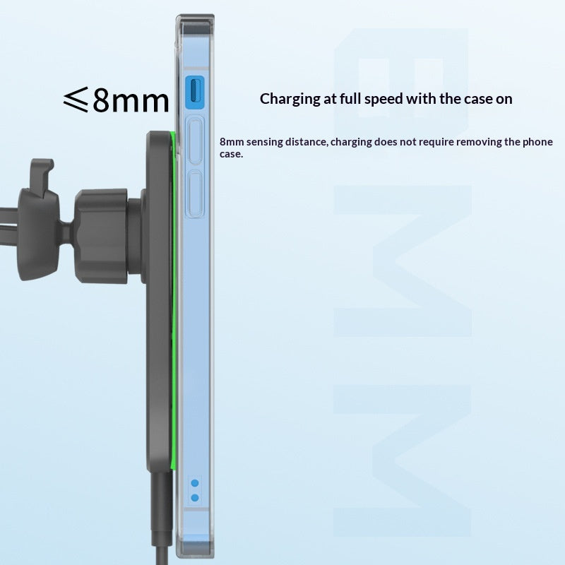 Chargeur de voiture sans fil magnétique 15W