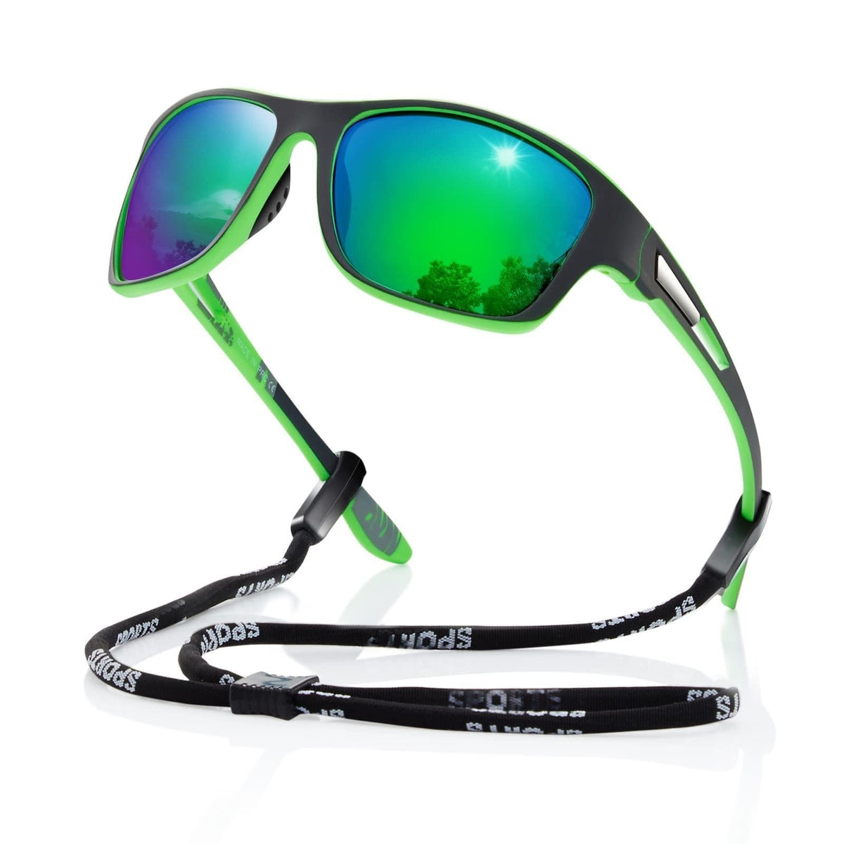 Lunettes de soleil de mode sport nuit vision pour les hommes