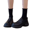 Chaussures en cuir rétro style britannique pour printemps et automne