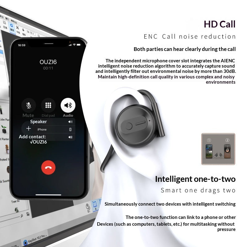 Casque Bluetooth pour vélo avec une fente de carte mémoire 32 Go