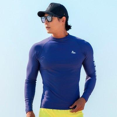 Maillot de bain pour hommes de plongée Protection solaire à manches longues Séchage rapide