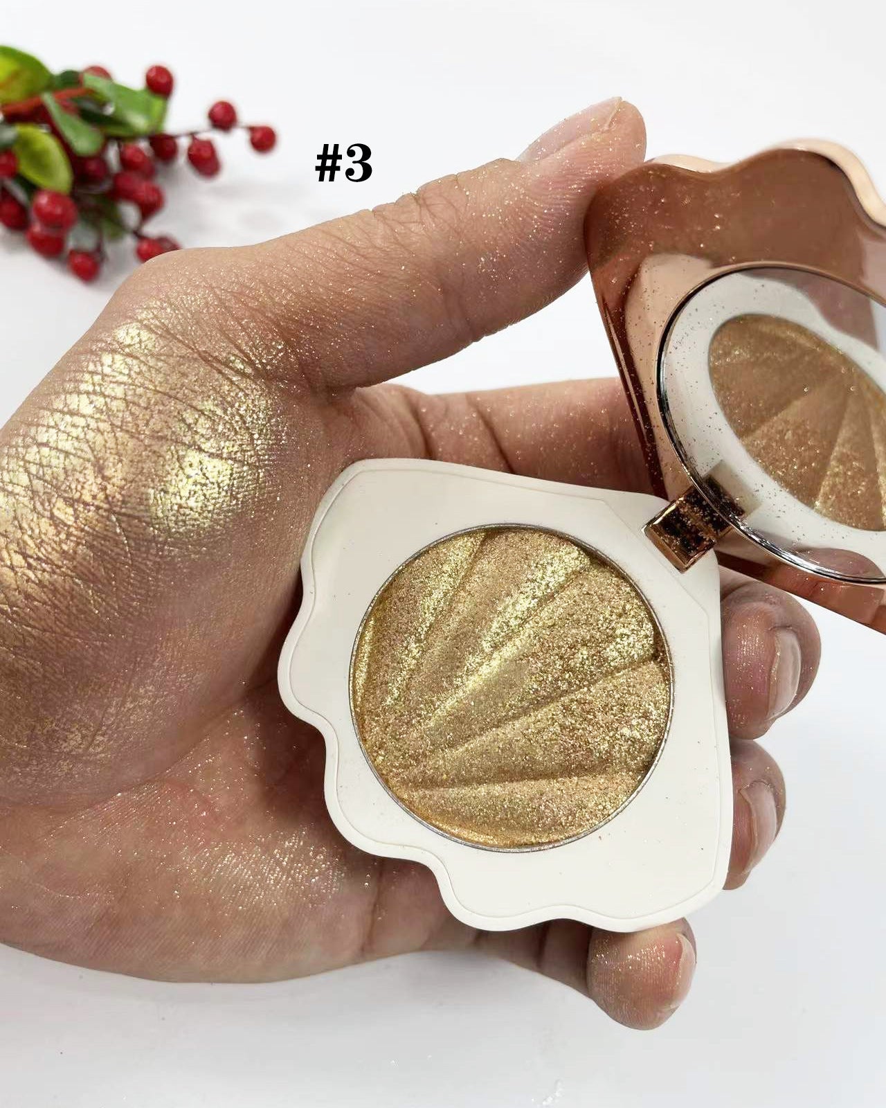 En forme de coquille Monochrome Highlight et Contour Palette