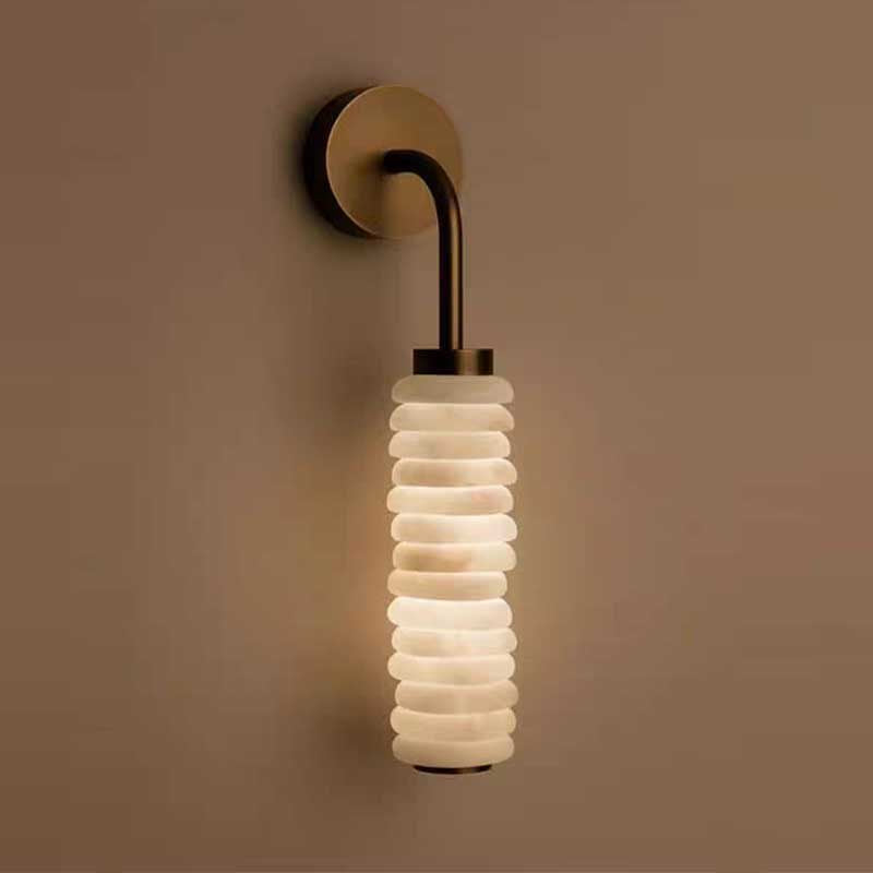Lampe murale en marbre naturel de style français Light Luxury Living Room Lighting