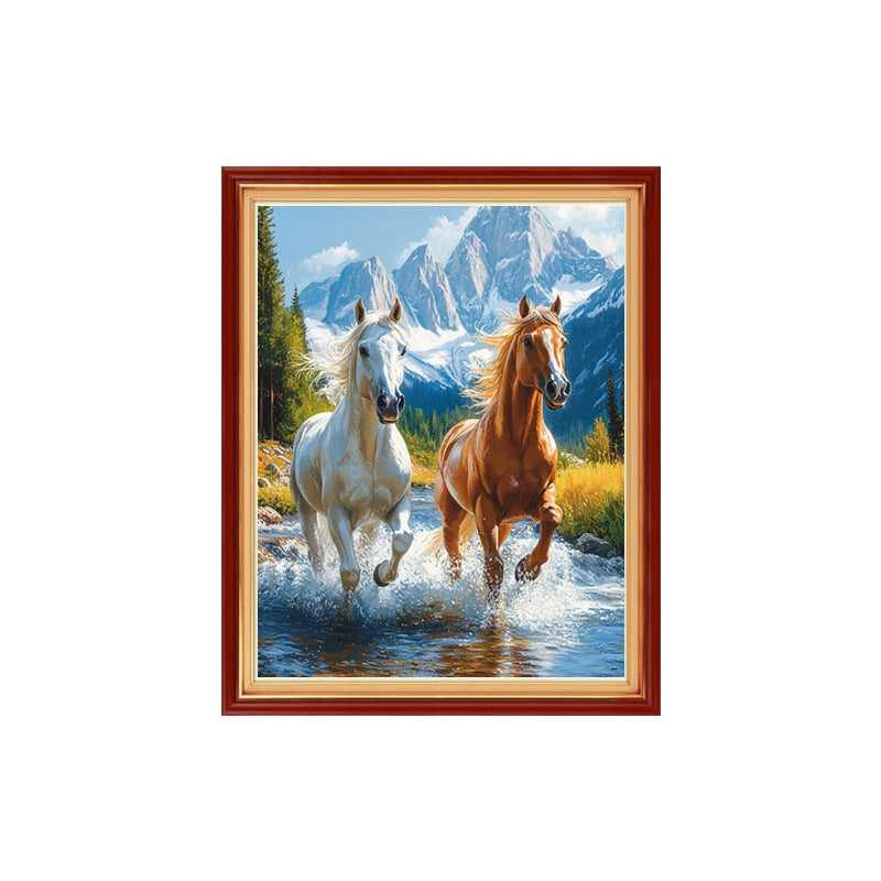 Cute animal Healing Cross Stitch Broderie artisanale DIY pour la maison Salon Drop Shippin