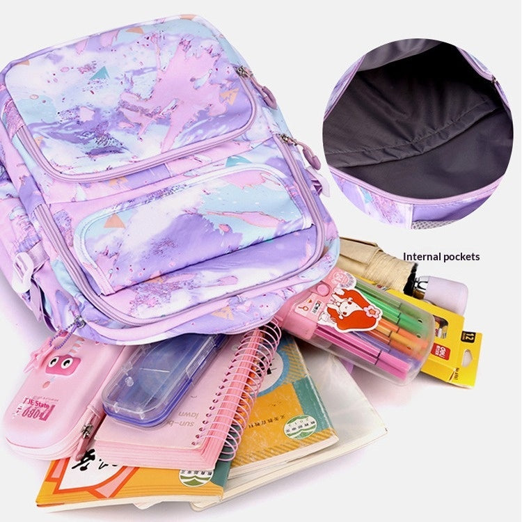 Sac à dos de l'école primaire Réduit le poids Back-Supporting and High-Capacity