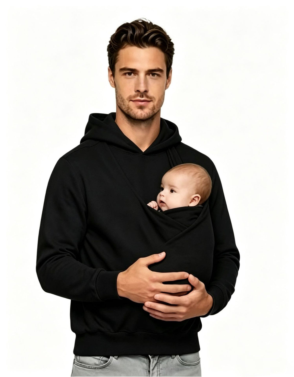 Style européen et américain Unisexe Kangaroo Pocket Multi-fonctionnel Parent-enfant Allaitement H