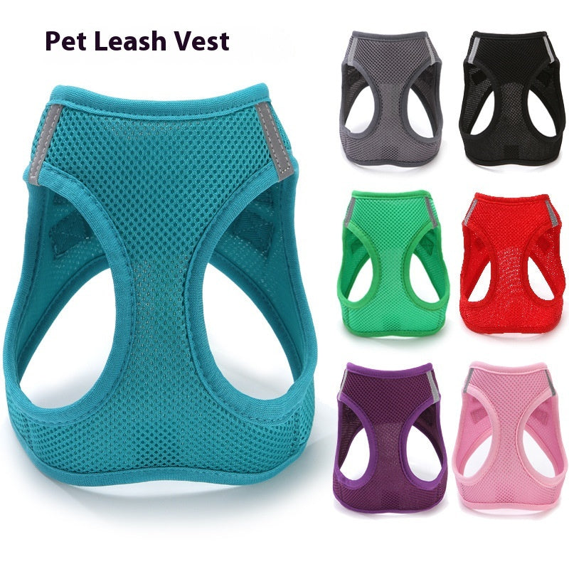 Pull de chat Rope Vest-style Slip chiens et chats Rope Pet sortie Mesh Cat laisse