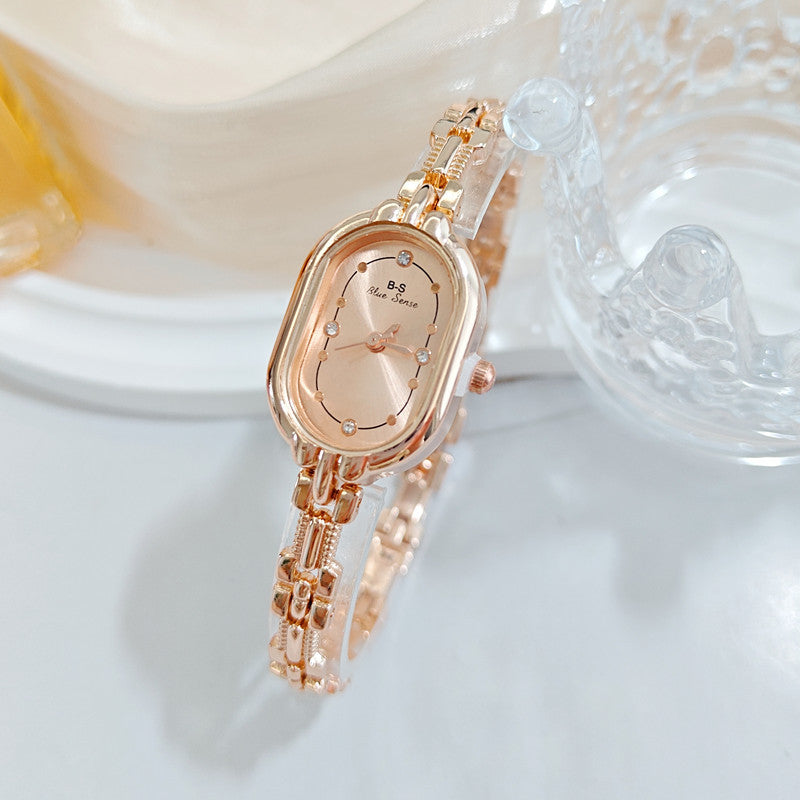 Rétro Luxe Montres Femmes incrustées de diamants
