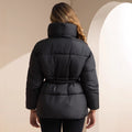 Veste de manteau rembourré en coton, taille-couche