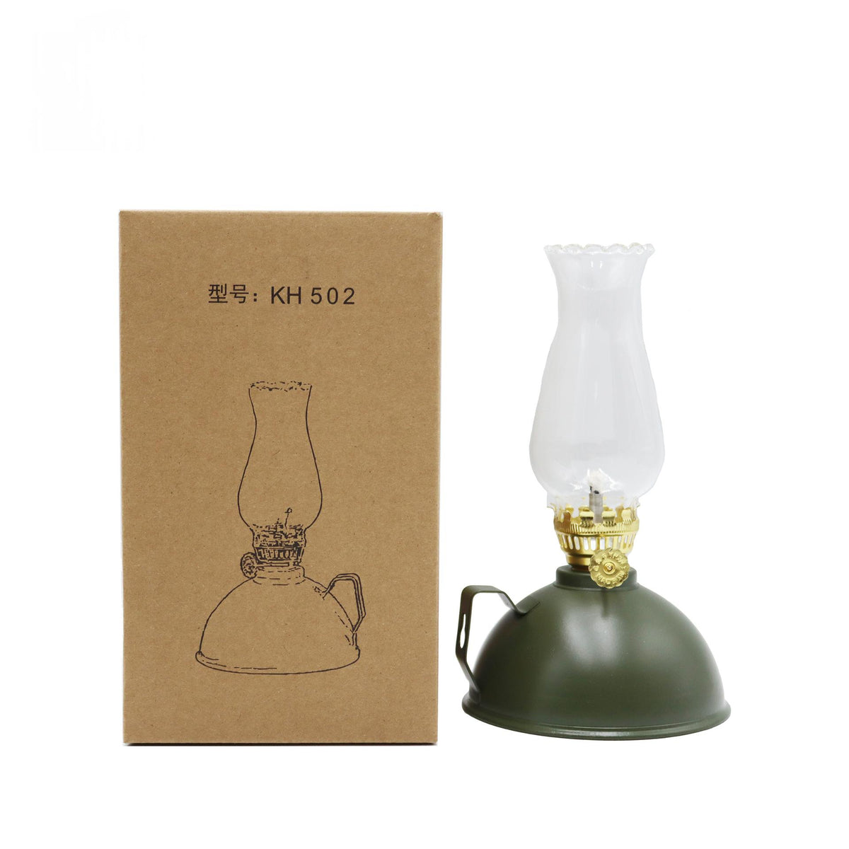 Camping extérieur Métal Vintage Kerosene Petite lampe