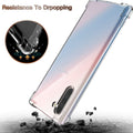 Transparent S24PLUS Boîtier de protection TPU résistant à la chute à quatre cornes