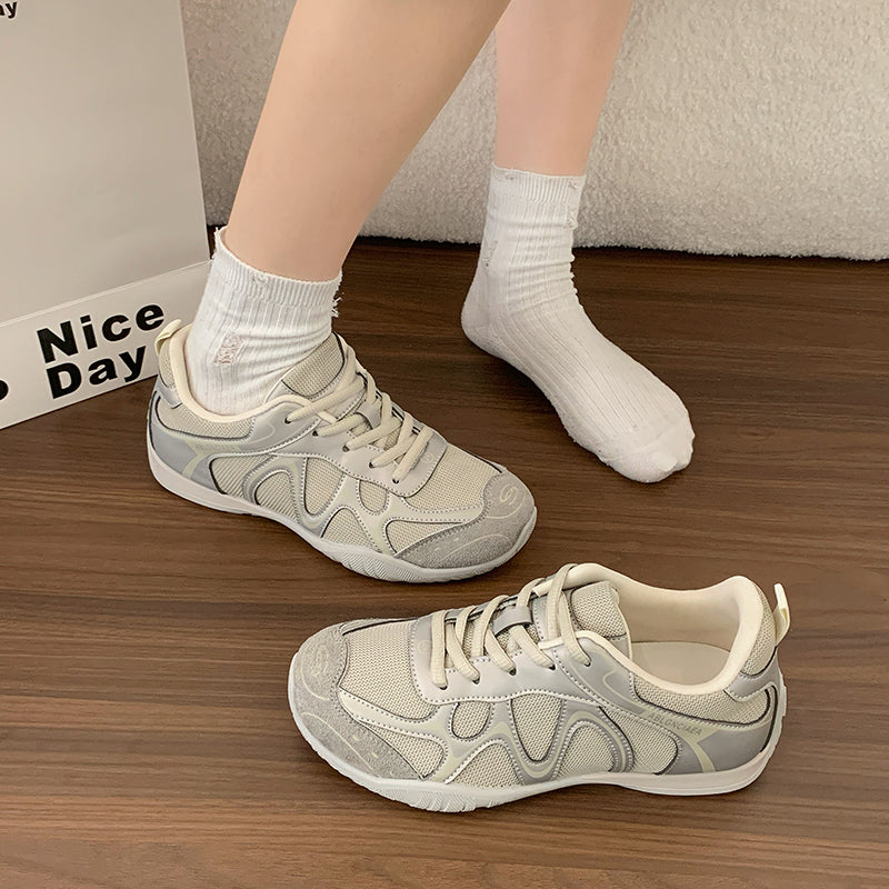 Summer Vintage Soft Sole Allemand Trainers Femmes Mesh Respirant Casual Sports Shoes Round T
