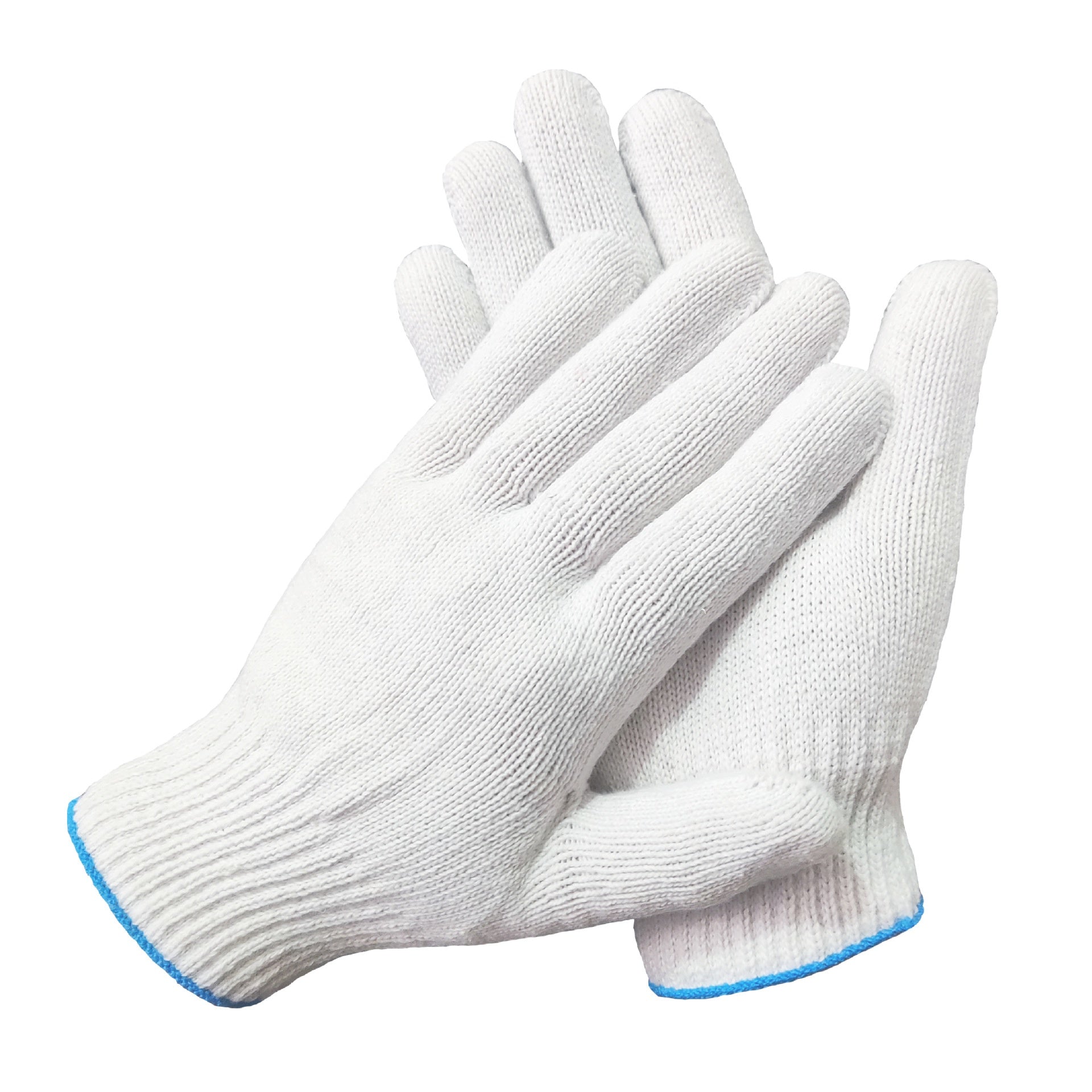 Gants de coton blanc industriel non glissants