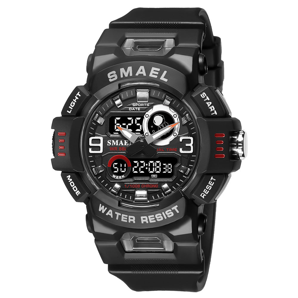 Montre électronique d'alarme de sport d'extérieur montre électronique double affichage