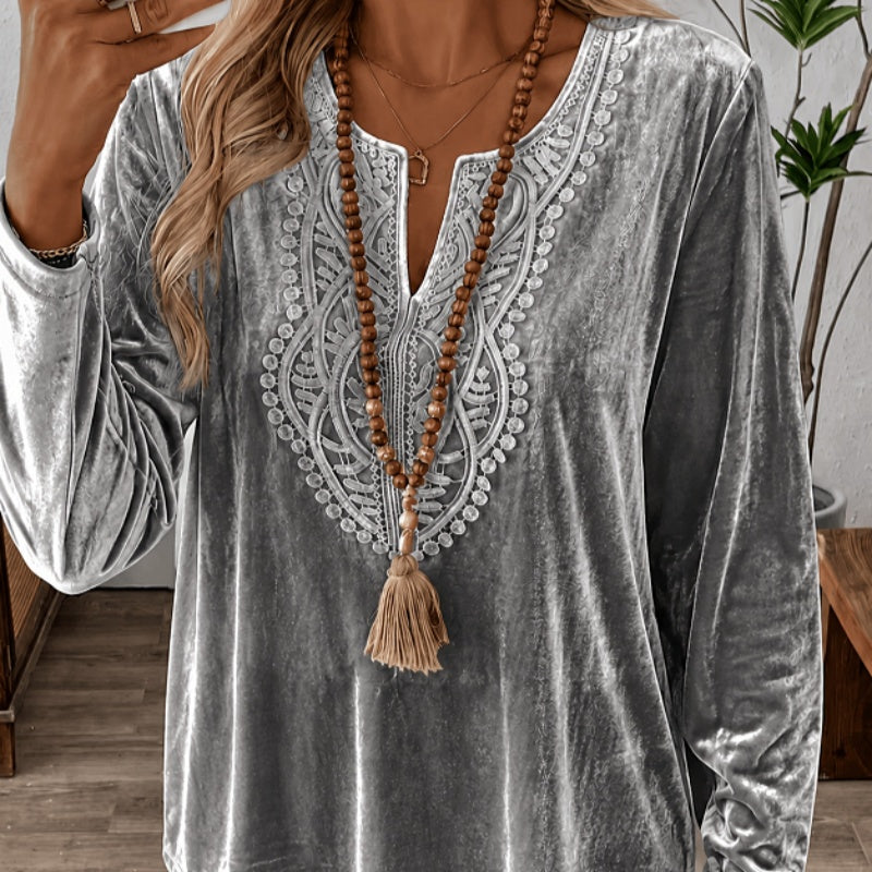 Blouse de Lady couleur solide