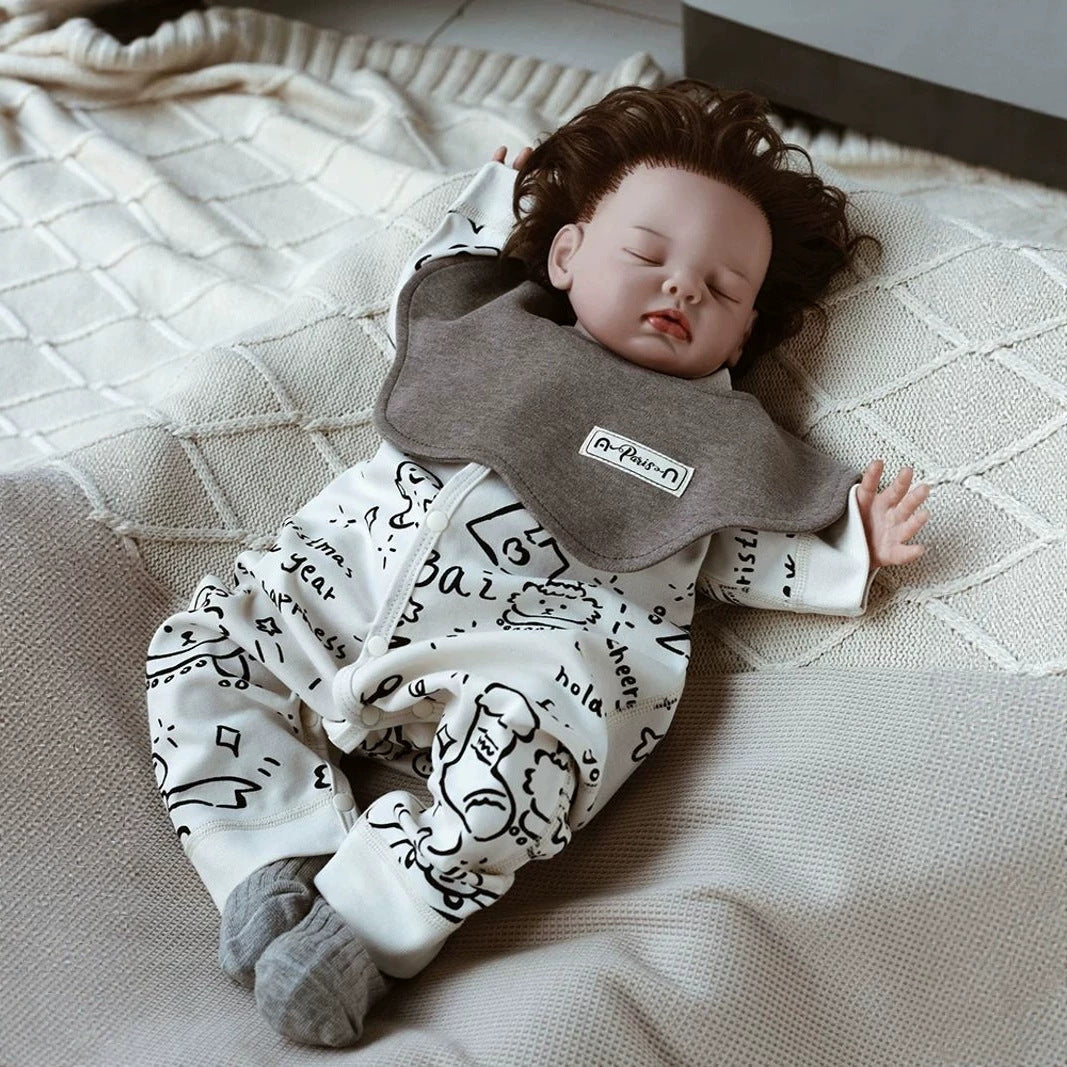 Printemps et automne Pure Cotton Baby Onesie
