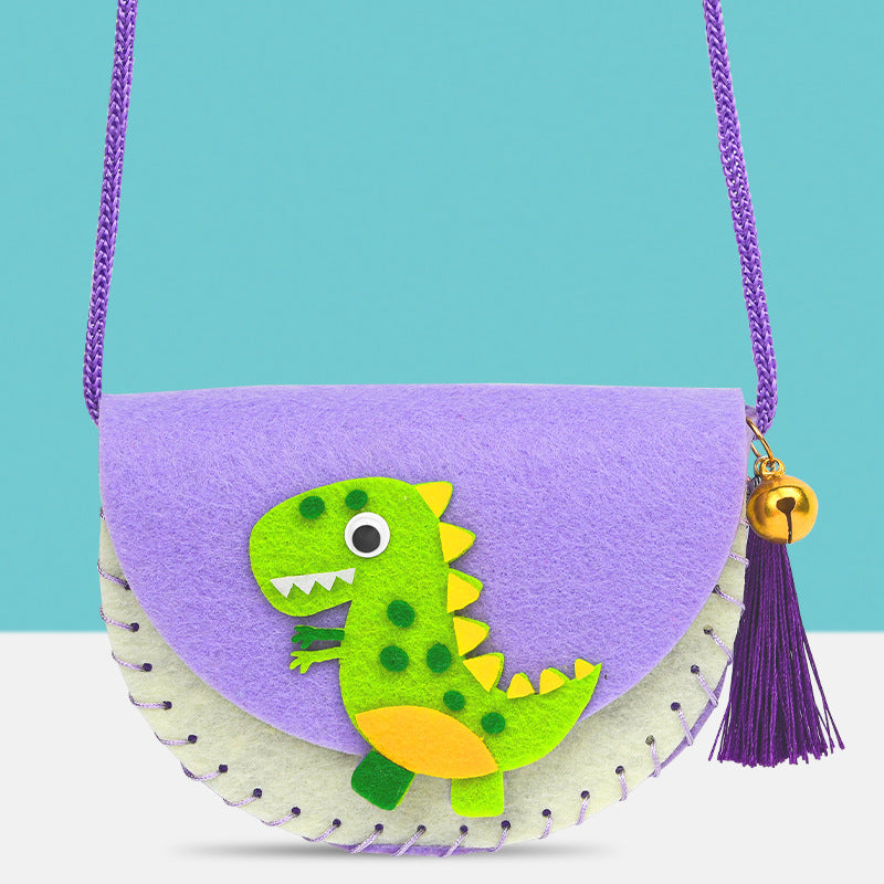 Caricature Non-tissé Sac Pâte de maternelle Package de matériel Jouets éducatifs