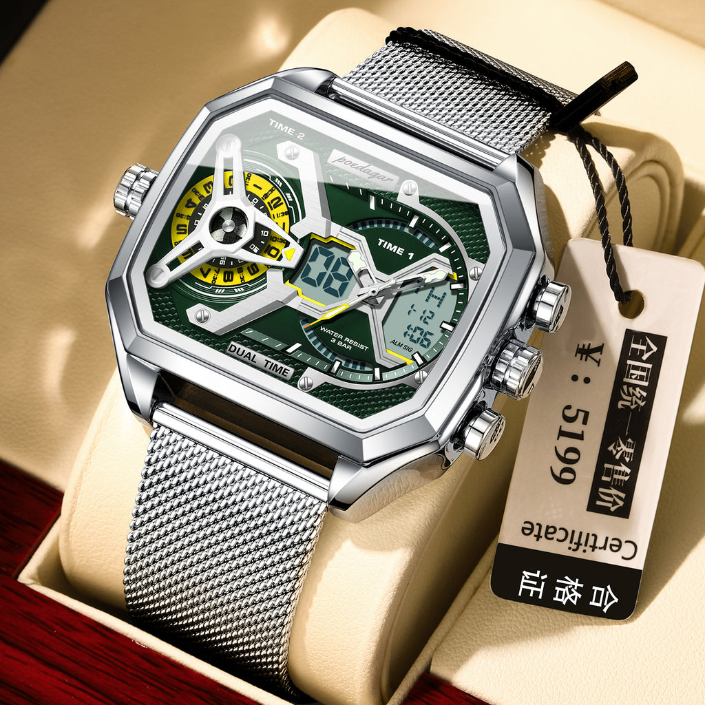 Multifonctionnelle Imperméable Montre Lumineuse Homme