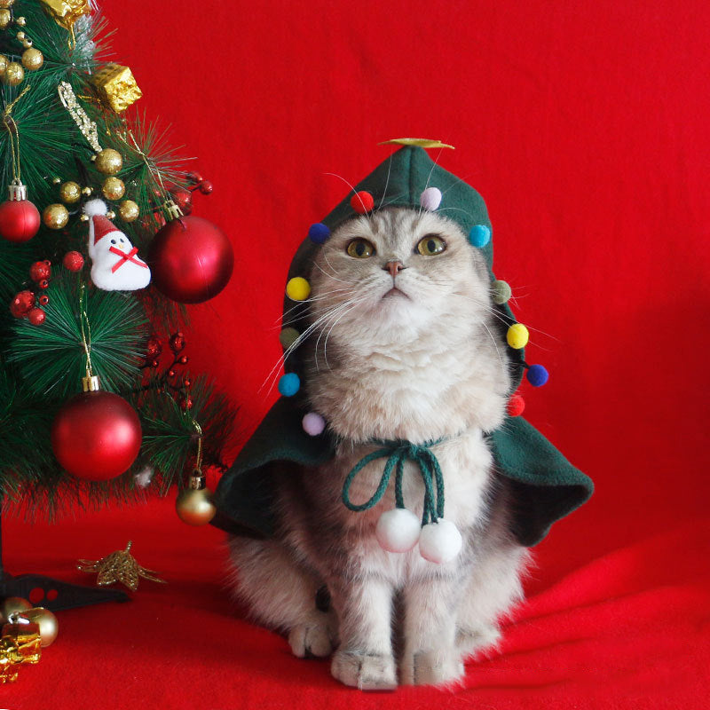 Animaux de compagnie Cloak Cat Dog fournitures hiver chaud Châl Cloak