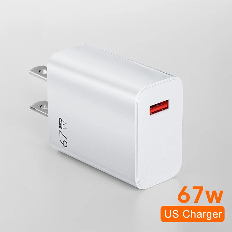 Chargeur USB à charge rapide 67W GaN
