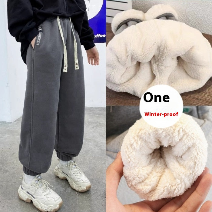 Filles Chandail en cachemire doublé de polaire