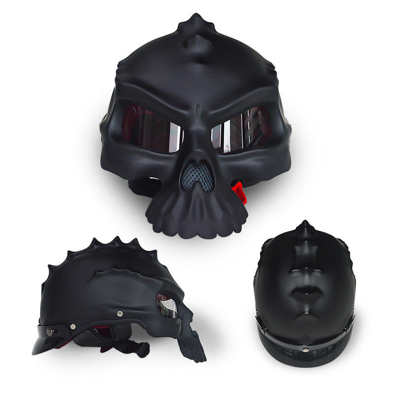 Casque Crâne Changement double face Porter Personnalité Casque Art