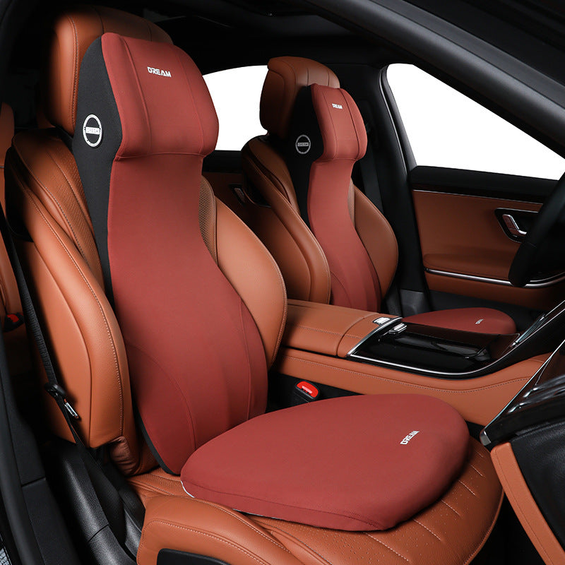 Coussin d'appuie-tête de taille automobile Mousse à mémoire en une pièce