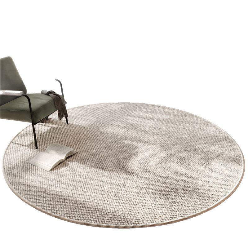 Rug rond à structure simple en sisal et à structure solide