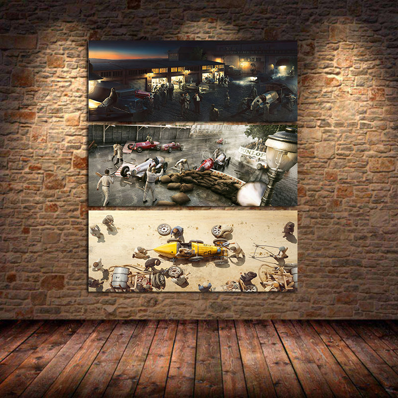 Réparation de course toile peinture affiche maison salon Décor