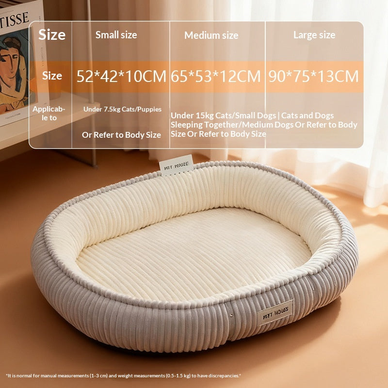 Meilleures ventes Hiver Double-Layer Lit chaud Cat