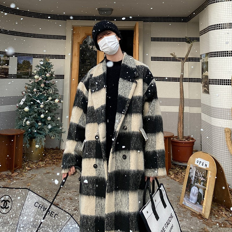 Manteau pour homme occasionnel extra-long pour l'automne