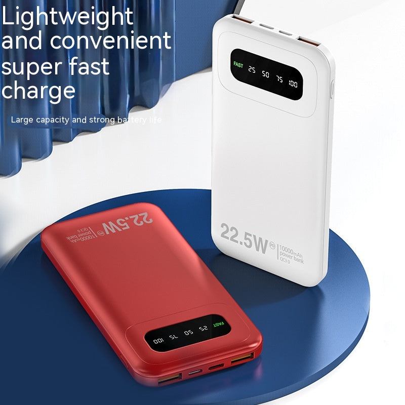 Charge rapide Grande capacité 20000 MA Banque d'alimentation d'affichage numérique pour téléphone mobile