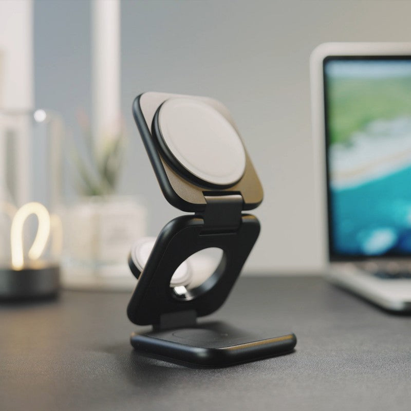 Casque de montre mobile Chargeur magnétique pliant 3 en un sans fil