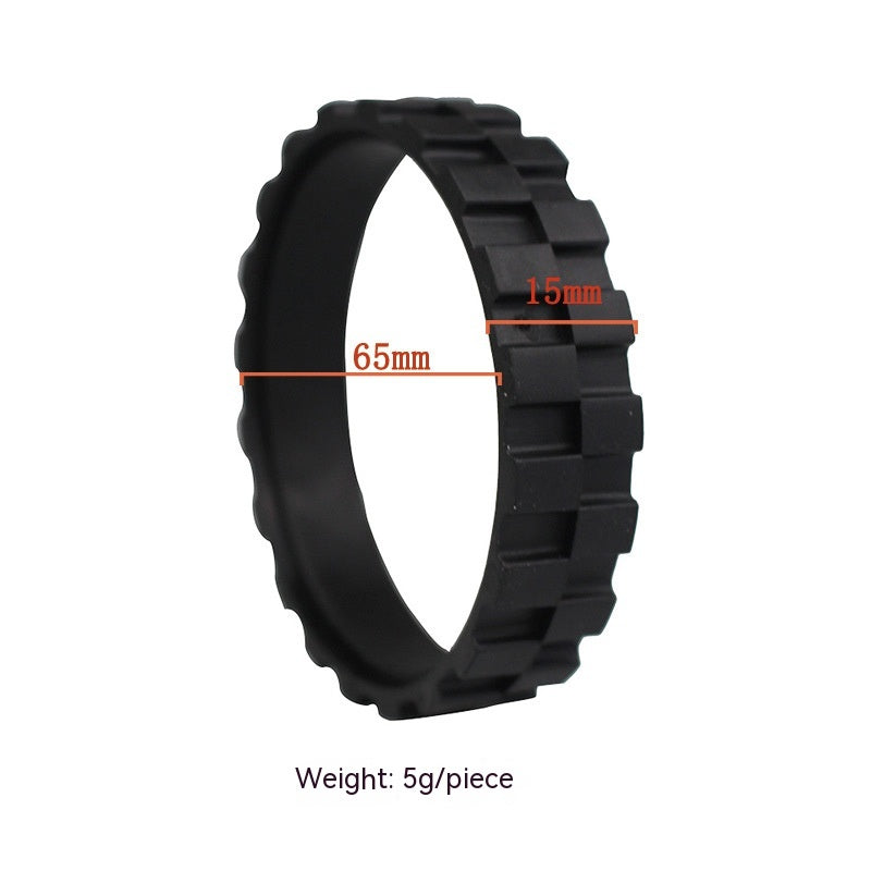 Pneu robot anti-abrasion Pneu de ceinture noir
