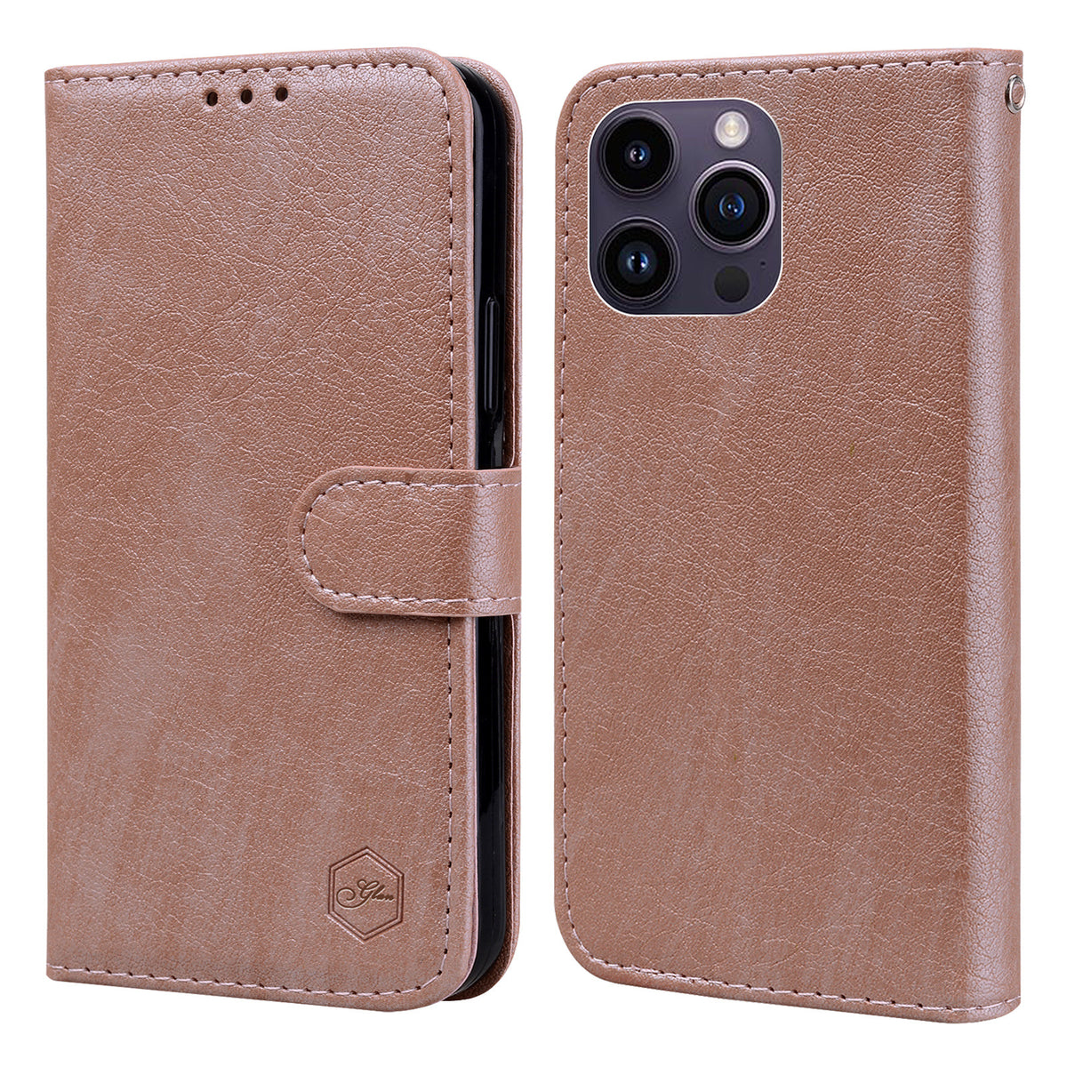 Solid Color Cloud Oil Leather Mobile Phone Leather Case Flip Protective Cover