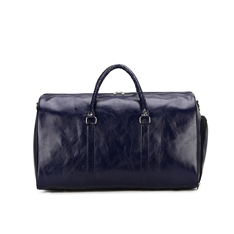 Sac à bagages Pu Retro Business Traveling Grande Capacité Sac à Voyage Court