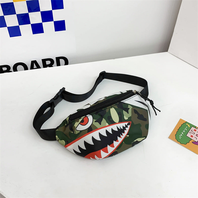 Little Shark Sac à poitrine tendance de mode pour enfants