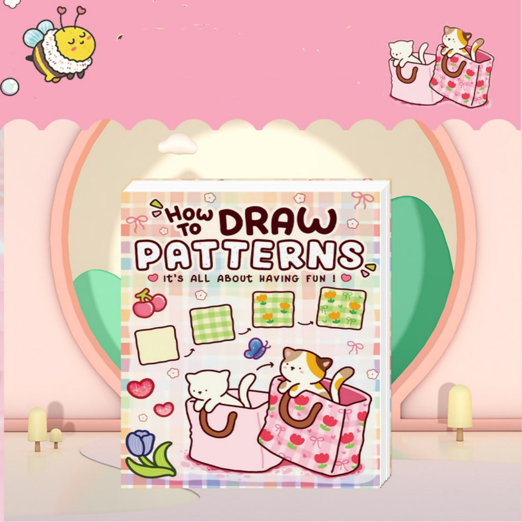 Cartoon créatif de poche Cat coloriage Notebook