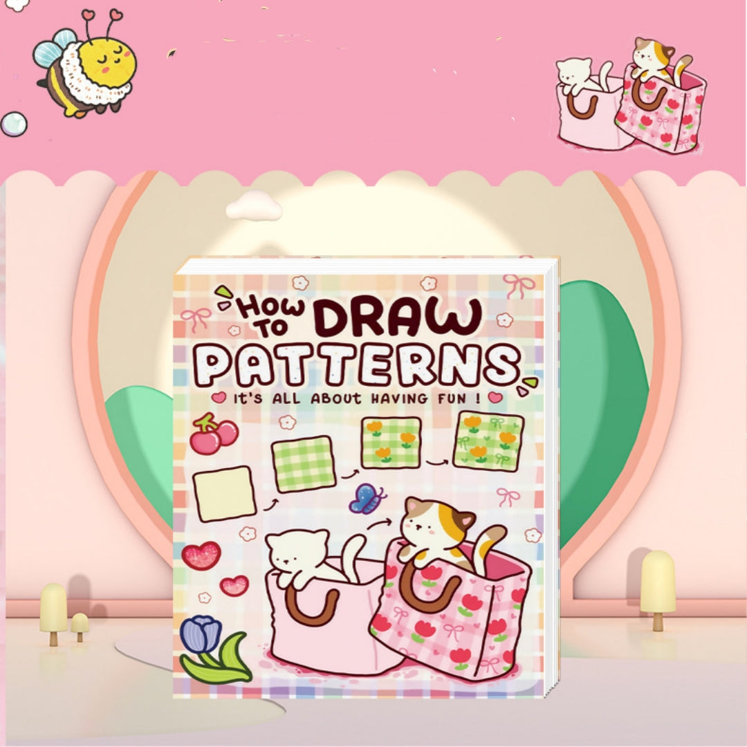 Cartoon créatif de poche Cat coloriage Notebook