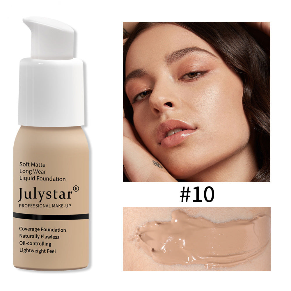 Maquillage de la Fondation hydratante