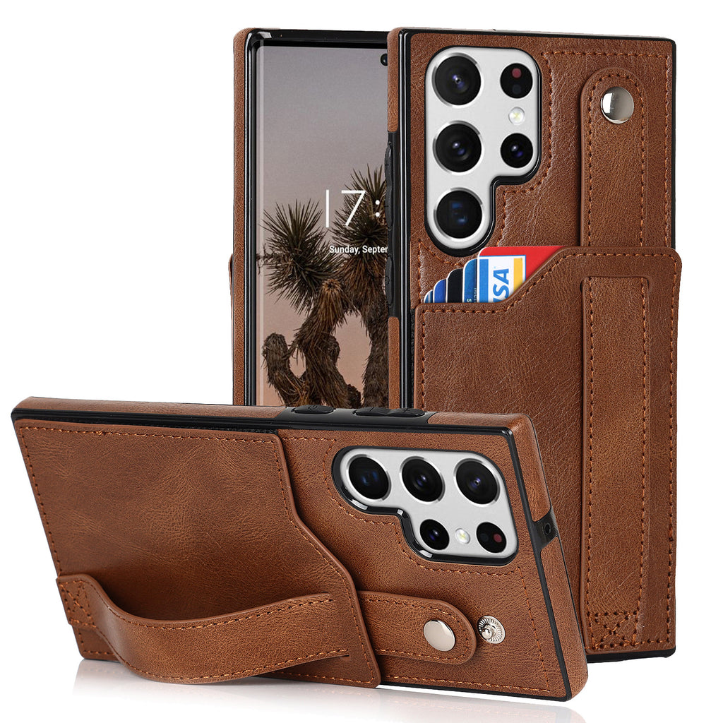 Boîtier en cuir protecteur pour téléphone portable