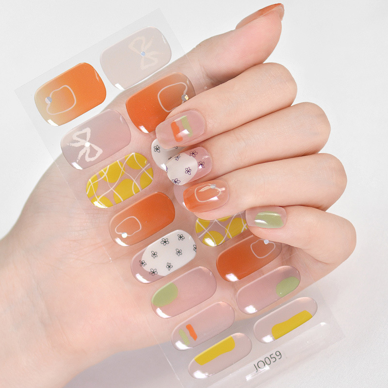 Sticker à ongles gel durcissant la lumière