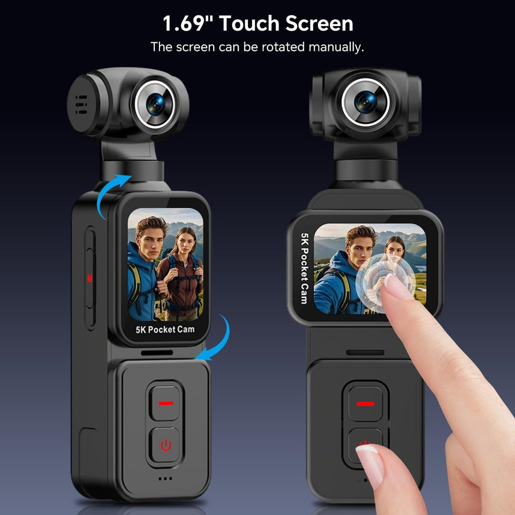 Enregistreur DV de poche pour appareil photo de poche à écran tournant