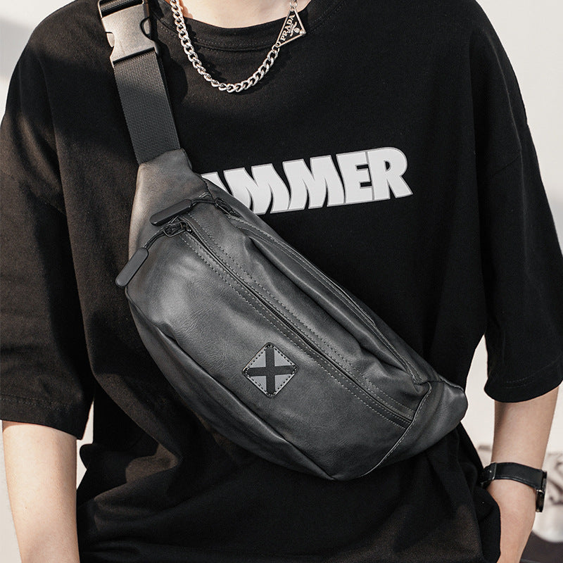 Épaule de mode tendance sac pour homme coréen