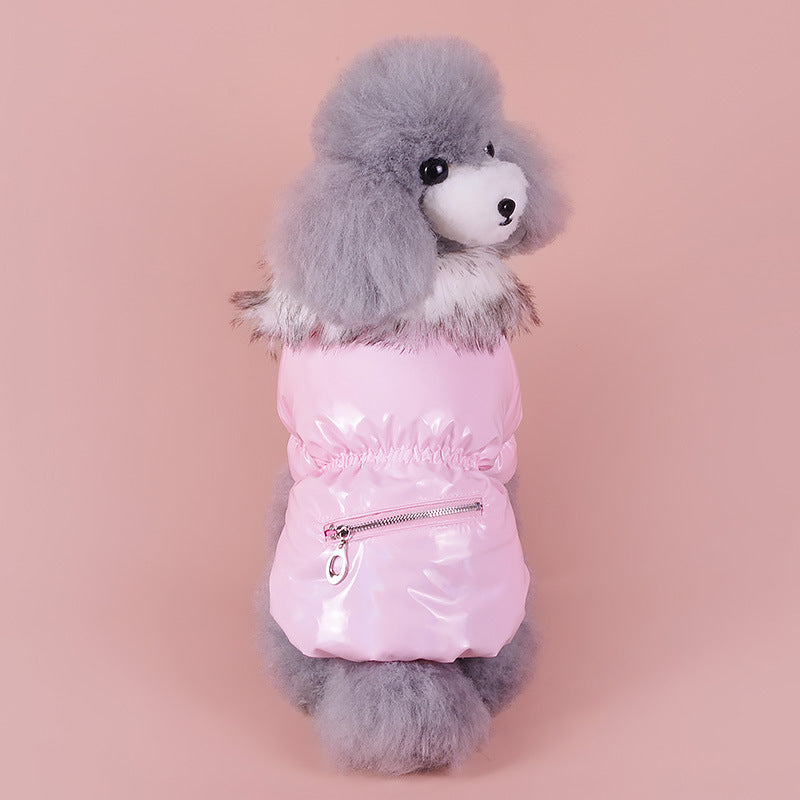 Chaud Pet Automne et hiver épaississant Puppy Down Veste