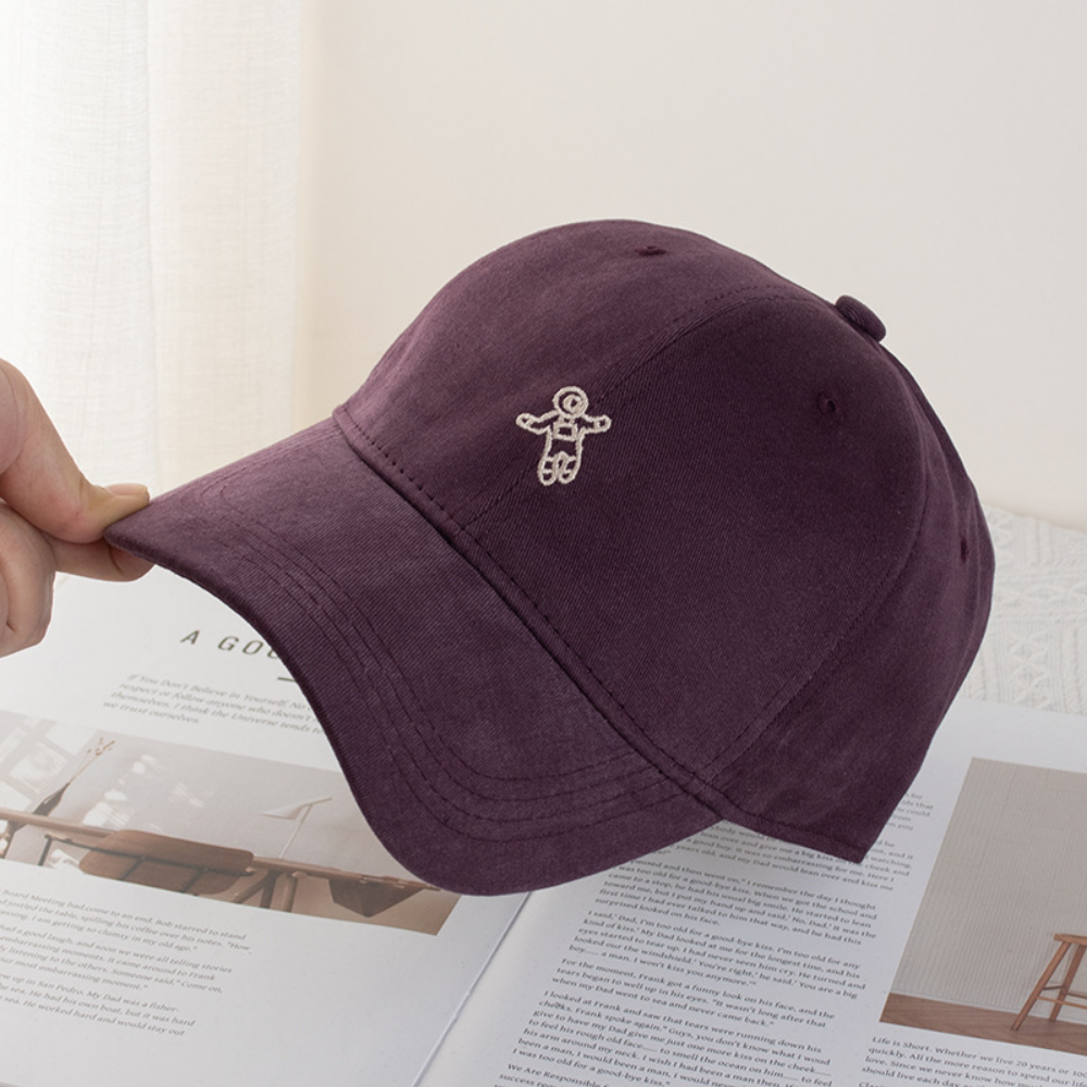 Mini Astronaute unisexe Brodé style coréen Casquette de baseball casual